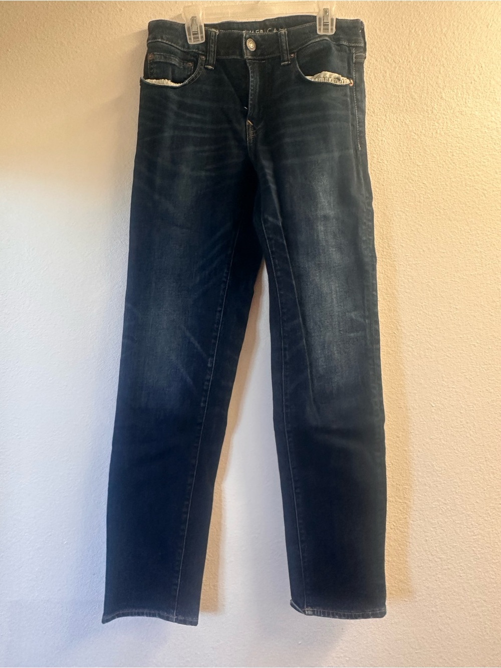 American Eagle Outfitters Dark Blue Straight Jeans